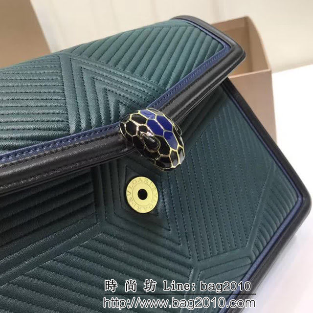 BVLGARI寶格麗 2018專櫃新型蛇頭包 蛇形繡線限定款 Bvlgari Serpenti Forever系列 286632 FYD1180